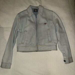 Dickies light blue Jean crop jacket
